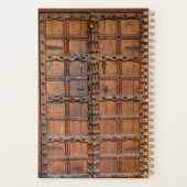 Indische houten deur planner (Achterkant)