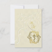 Indische huwelijkshindu Ganesha-uitnodiging Kaart (Voorkant)