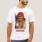 Indische Indiaan-indiaan-Geronimo T-shirt (Voorkant)