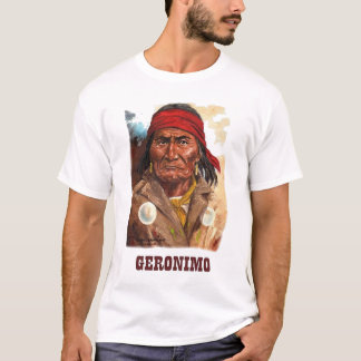 Indische Indiaan-indiaan-Geronimo T-shirt