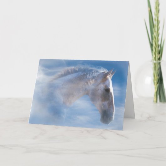 Indische Indiaanse Pony Happy Birthday Kaart (Voorkant)