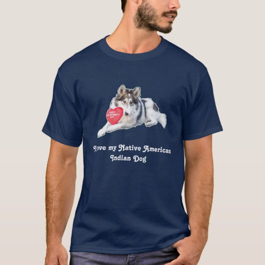 Indische Indische hond T-shirt (Voorkant)