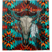 Indische Indische Indische hoofdhoofden 02 Douchegordijn (Voorkant)