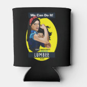 Indische Indische Indische Indische vrouw Lumbee i Blikjeskoeler (Achterkant)