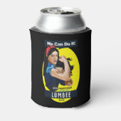 Indische Indische Indische Indische vrouw Lumbee i Blikjeskoeler (Blikje Achterkant)