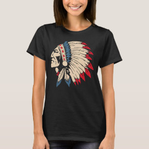 Indische Indische schedeleagelbeenderkop T-shirt
