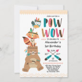 Indische inheemse Amerikaanse pow wauw Birthday Kaart (Voorkant)