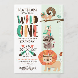 Indische inheemse Amerikaanse pow wauw Kaart