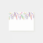 Indische inheemse Amerikaanse Waterverf Post-it® Notes (Voorkant)