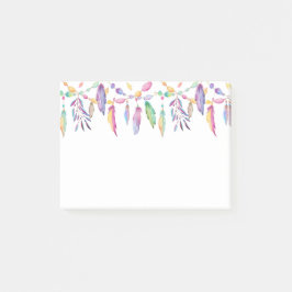 Indische inheemse Amerikaanse Waterverf Post-it® Notes