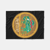 Indische inheemse buffel fleece deken (Voorkant (Horizontaal))