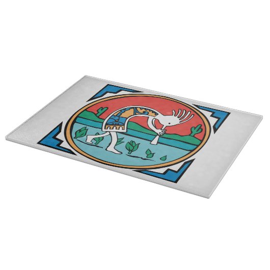 Indische inheemse Kokopelli Snijplank (Hoek)