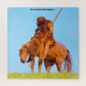 Indische inheemse sculptuur legpuzzel (Verticaal)