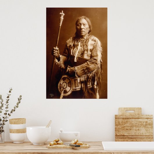 Indische inheemse Vintage Poster (Keuken)