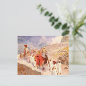 Indische jachtpartij door Edwin Lord Weeks Briefkaart (Staand voorkant)