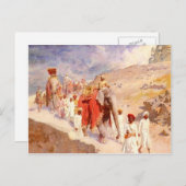 Indische jachtpartij door Edwin Lord Weeks Briefkaart (Voorkant / Achterkant)