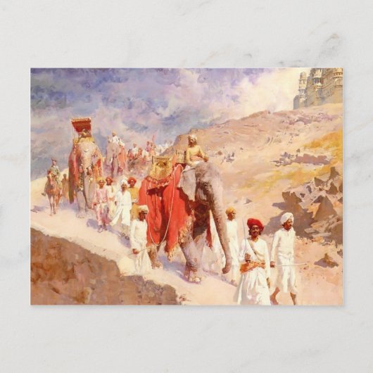 Indische jachtpartij door Edwin Lord Weeks Briefkaart (Voorkant)