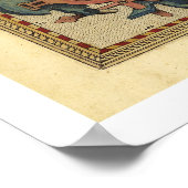 Indische kaart door Ortelius 1570 Poster (Hoek)