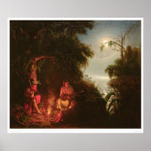 Indische kampvuur (2166A) Poster (Voorkant)