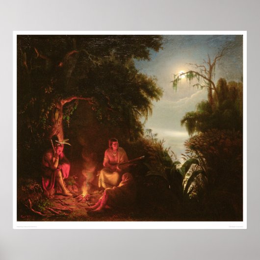 Indische kampvuur (2166A) Poster (Voorkant)