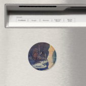  Indische Kano Paddling Sun Classic Magneet (Insitu (Vaatwasser))