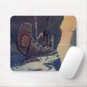  Indische Kano Paddling Sun Classic Muismat (Met muis)