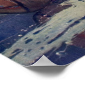  Indische Kano Paddling Sun Classic Poster (Hoek)