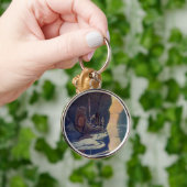  Indische Kano Paddling Sun Classic Sleutelhanger (Hand)