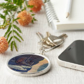  Indische Kano Paddling Sun Classic Sleutelhanger (Zijkant)