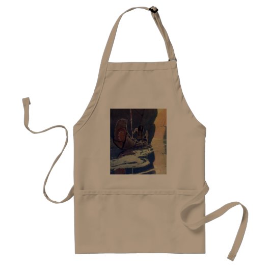  Indische Kano Paddling Sun Classic Standaard Schort (Voorkant)