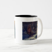  Indische Kano Paddling Sun Classic Tweekleurige Koffiemok (Voorkant rechts)