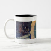  Indische Kano Paddling Sun Classic Tweekleurige Koffiemok (Links)