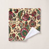 Indische katoenen Chintz stof Bad Handdoek (Wasdoekje)