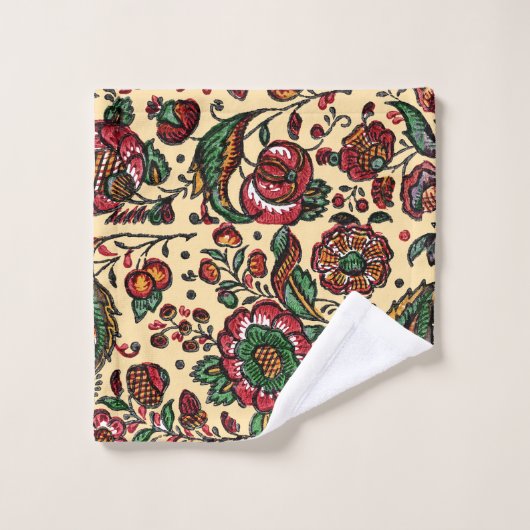  Indische katoenen Chintz stof Bad Handdoek (Wasdoekje)