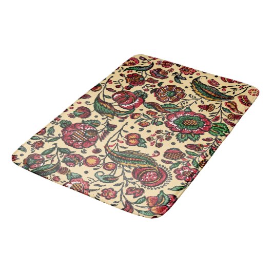  Indische katoenen Chintz stof Badmat (Gekanteld)