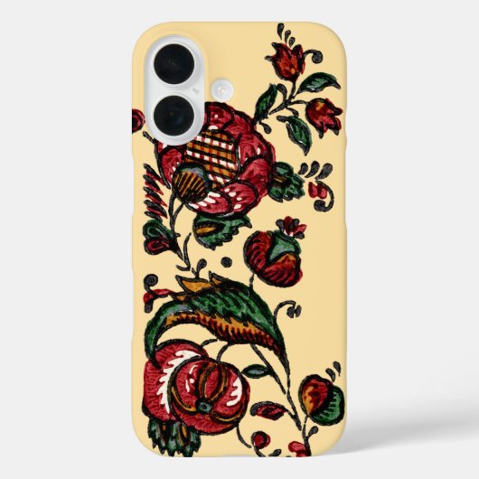 Indische katoenen Chintz stof Case-Mate iPhone Case (Achterkant)