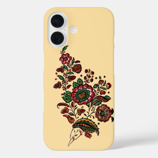  Indische katoenen Chintz stof Case-Mate iPhone Case (Achterkant)