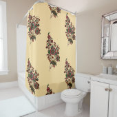 Indische katoenen Chintz stof Douchegordijn (In situ)