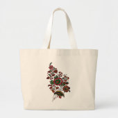  Indische katoenen Chintz stof Grote Tote Bag (Voorkant)