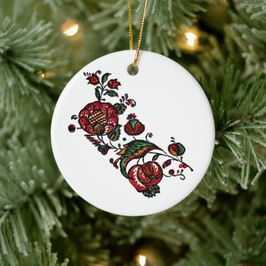  Indische katoenen Chintz stof Keramisch Ornament (Boom)