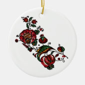  Indische katoenen Chintz stof Keramisch Ornament (Voorkant)