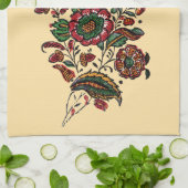  Indische katoenen Chintz stof Theedoek (Gevouwen)