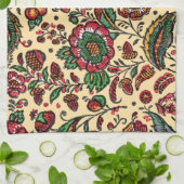  Indische katoenen Chintz stof Theedoek (Gevouwen)