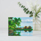 Indische kerala God's Own Country postkaart (Staand voorkant)