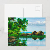 Indische kerala God's Own Country postkaart (Voorkant / Achterkant)