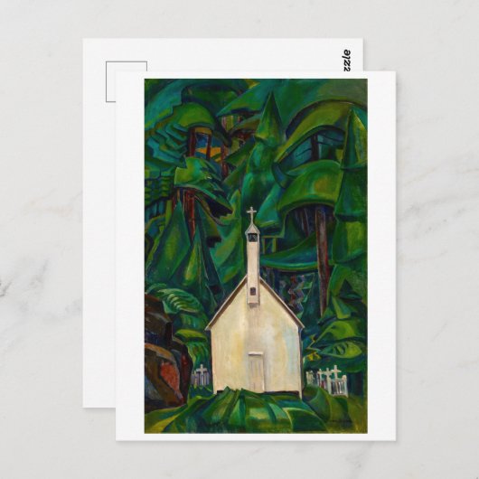 Indische kerk | Emily Carr | Briefkaart (Voorkant / Achterkant)