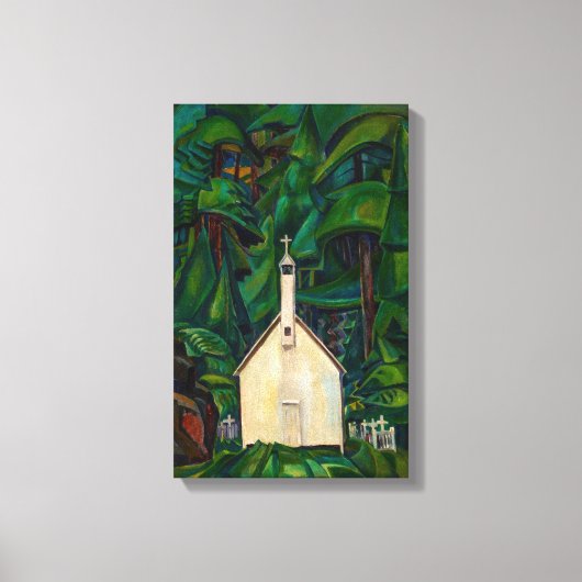 Indische kerk | Emily Carr | Canvas Afdruk (Voorkant)