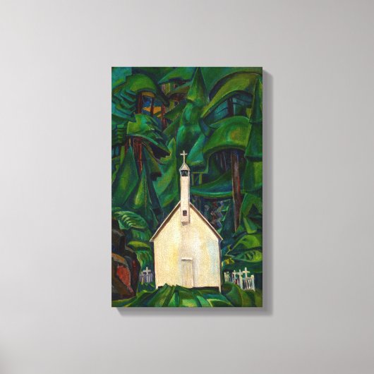 Indische kerk | Emily Carr | Canvas Afdruk (Voorkant)