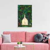 Indische kerk | Emily Carr | Canvas Afdruk (Insitu (Woonkamer))