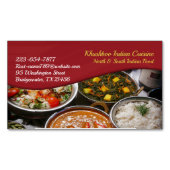 Indische keuken magnetisch visitekaartje (Voorkant)